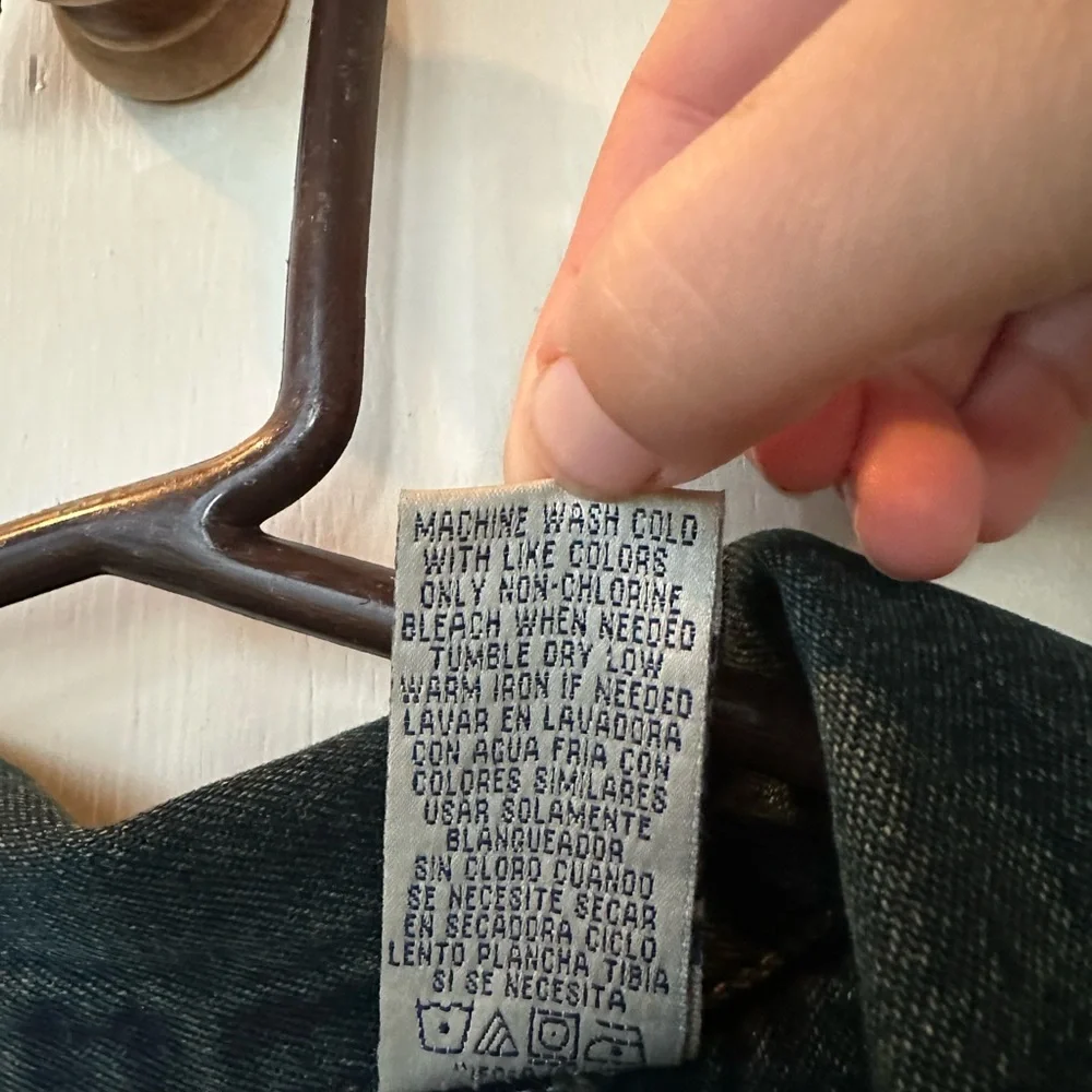 Bill Blass Dark Blue Jean Jacket - Picture 6 of 6